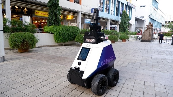 Le robot Xavier à Singapour