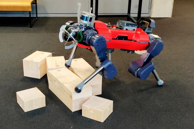 Entraîner des robots sur un parcours d'obstacles virtuels