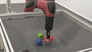 Le RGB-Stacking améliore la capacité des objets à empiler des objets