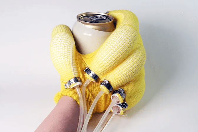 Des robots mou fabriqués avec du tricot