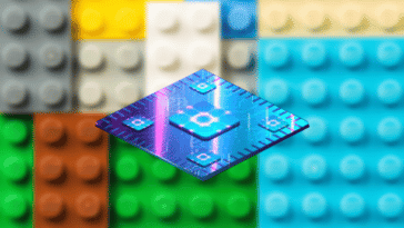 Une puce d'IA de type LEGO