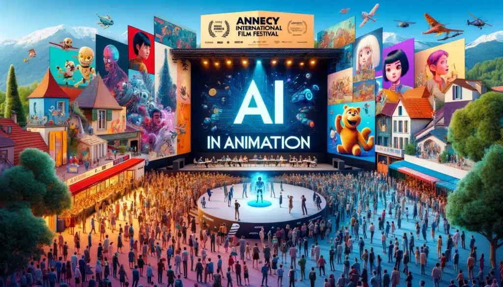 Débat sur l'IA au festival d'animation d'Annecy