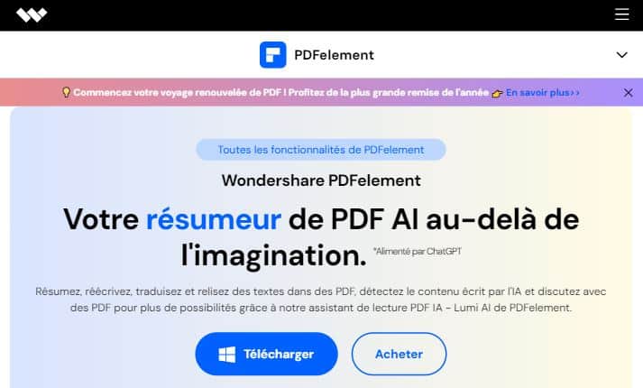 Votre résumeur de PDF AI au-delà de l'imagination