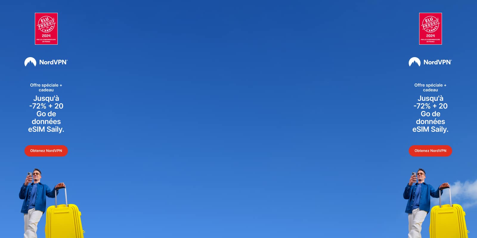 Protégez votre été avec NordVPN : jusqu’à -72 % et 20 Go de données eSIM offertes !