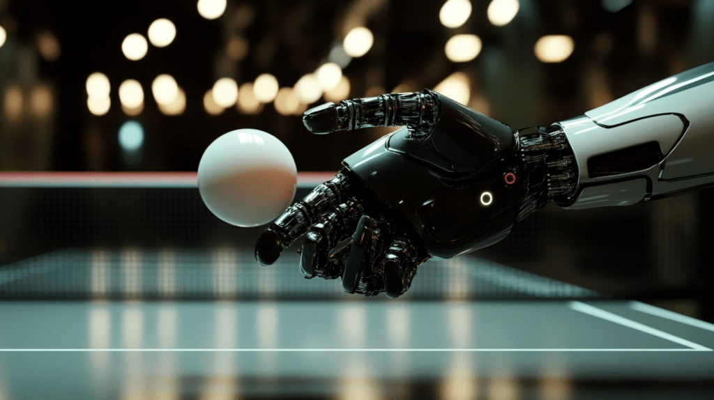 Google DeepMind
Robot de tennis de table