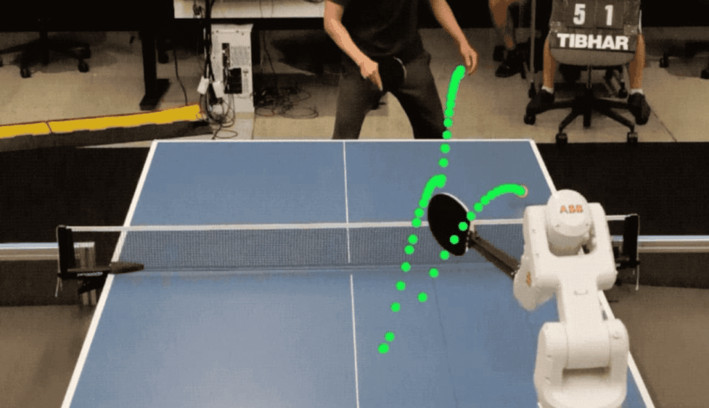 Google DeepMind
Robot de tennis de table