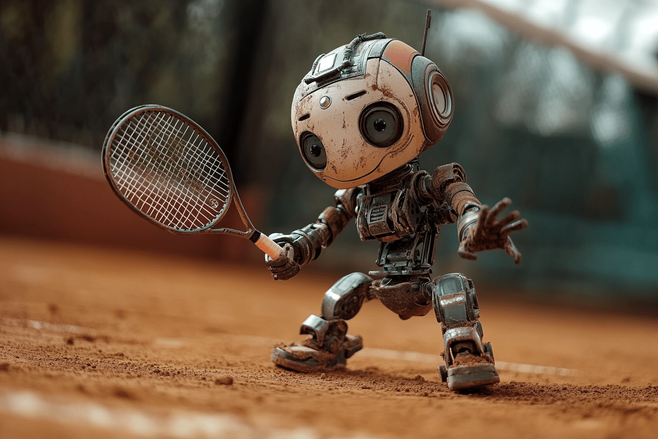 Ce robot tennisman surpasse les débutants, mais échoue face aux pros