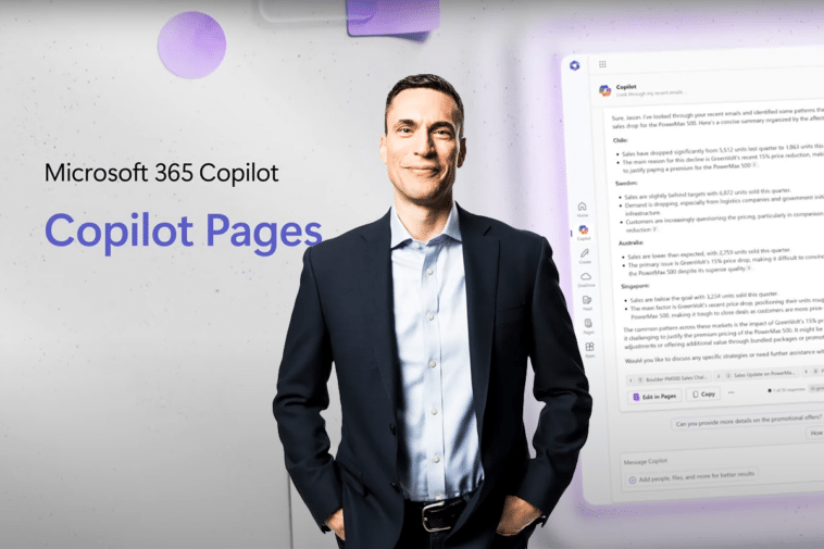 Jared Spataro présente l'IA générative Copilot Pages de Microsoft