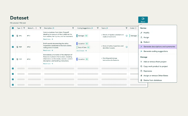 Illustration Everlaw AI Assistant