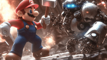 Super Mario contre robot d'IA