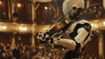 robot violon