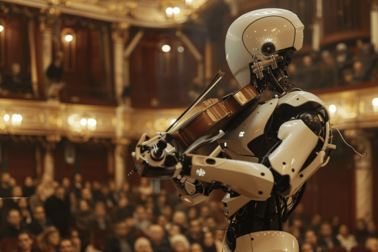 robot violon