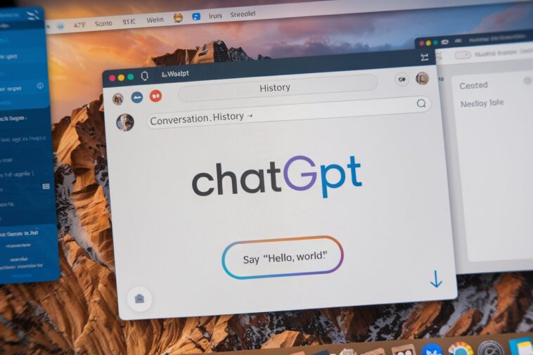 Nouvelles fonctionnalités ChatGPT sur macOS