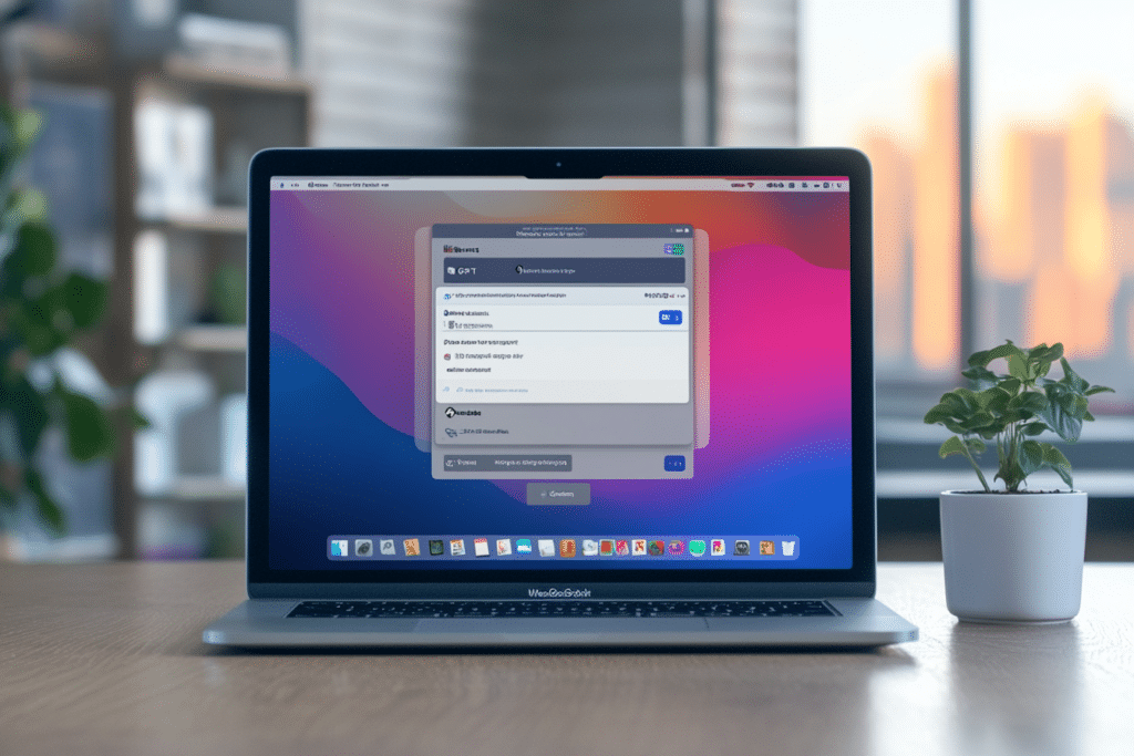 ChatGPT sur macOS