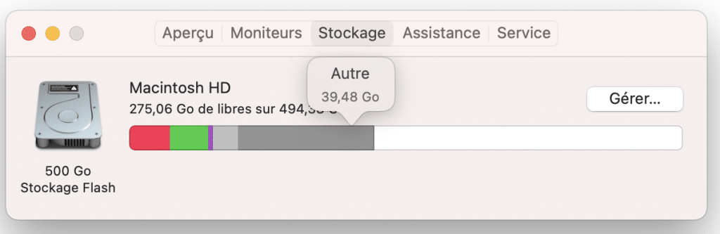 Comment nettoyer l’espace de stockage « Autre » sur Mac ?