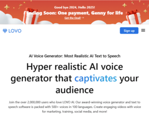 Avis Lovo, un générateur de voix IA hyper réaliste qui captive votre public