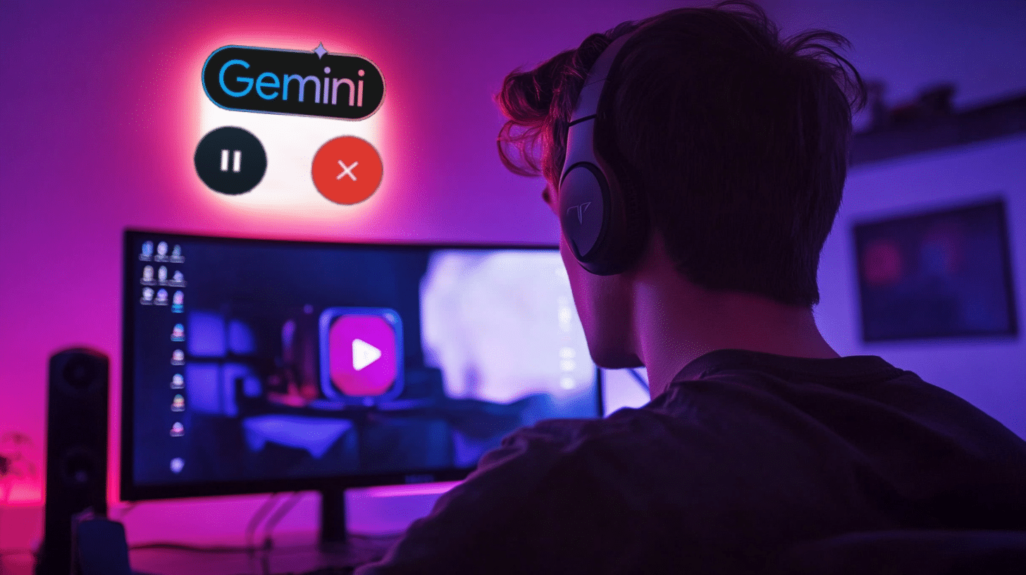 Interagissez avec vos vidéos YouTube comme jamais grâce à Gemini Live !