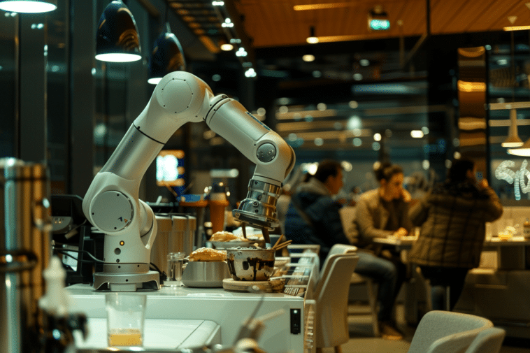 Bras robotisé restaurant