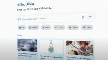 Nouvelle interface d'Alexa+ Amazon