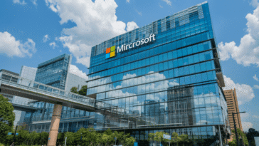 Immeuble de Microsoft à l'ère actuel