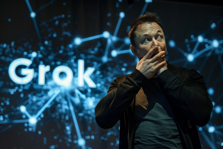 ELon Musk surpris par son chatbot Grok