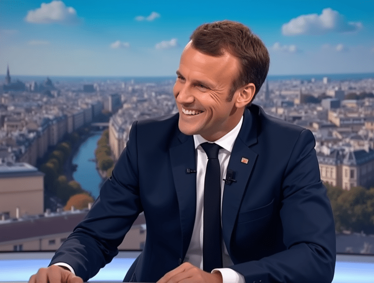 Emmanuel Macron sur France 2 avant le Sommet de l'IA à Paris