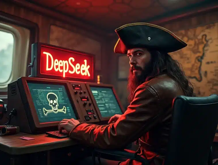 Fausse version DeepSeek pour piratage