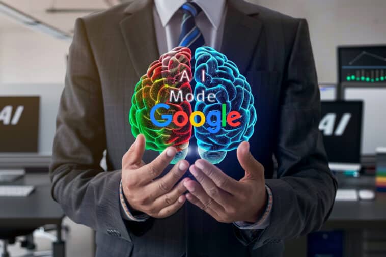 Un utilisateur de Google AI Mode soutenant son mode de fonctionnement
