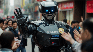 La Chine prévoir de déployer un robot policier dans ses grandes villes