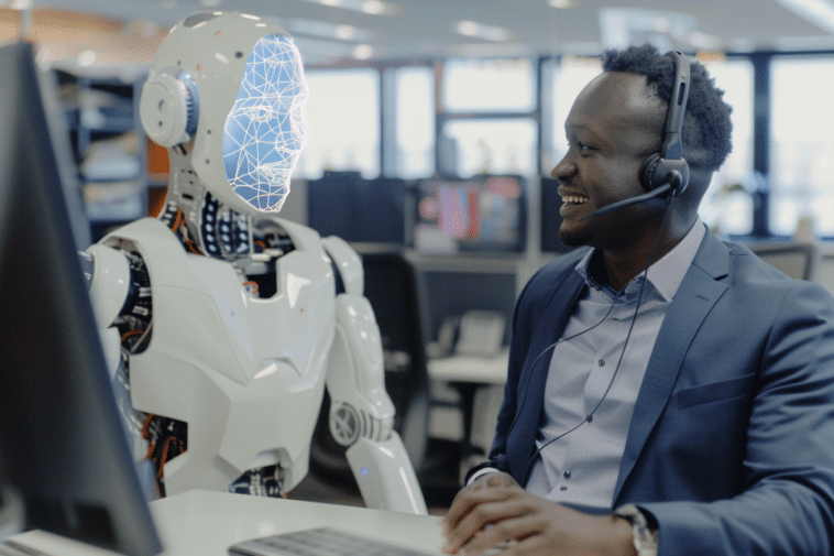 Service client ayant recours à l'IA pour gérer l'interaction avec ses clients