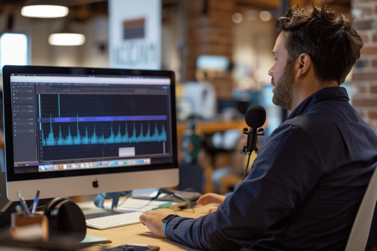 Utilisateur d'IA s'adressant à un assistant vocal