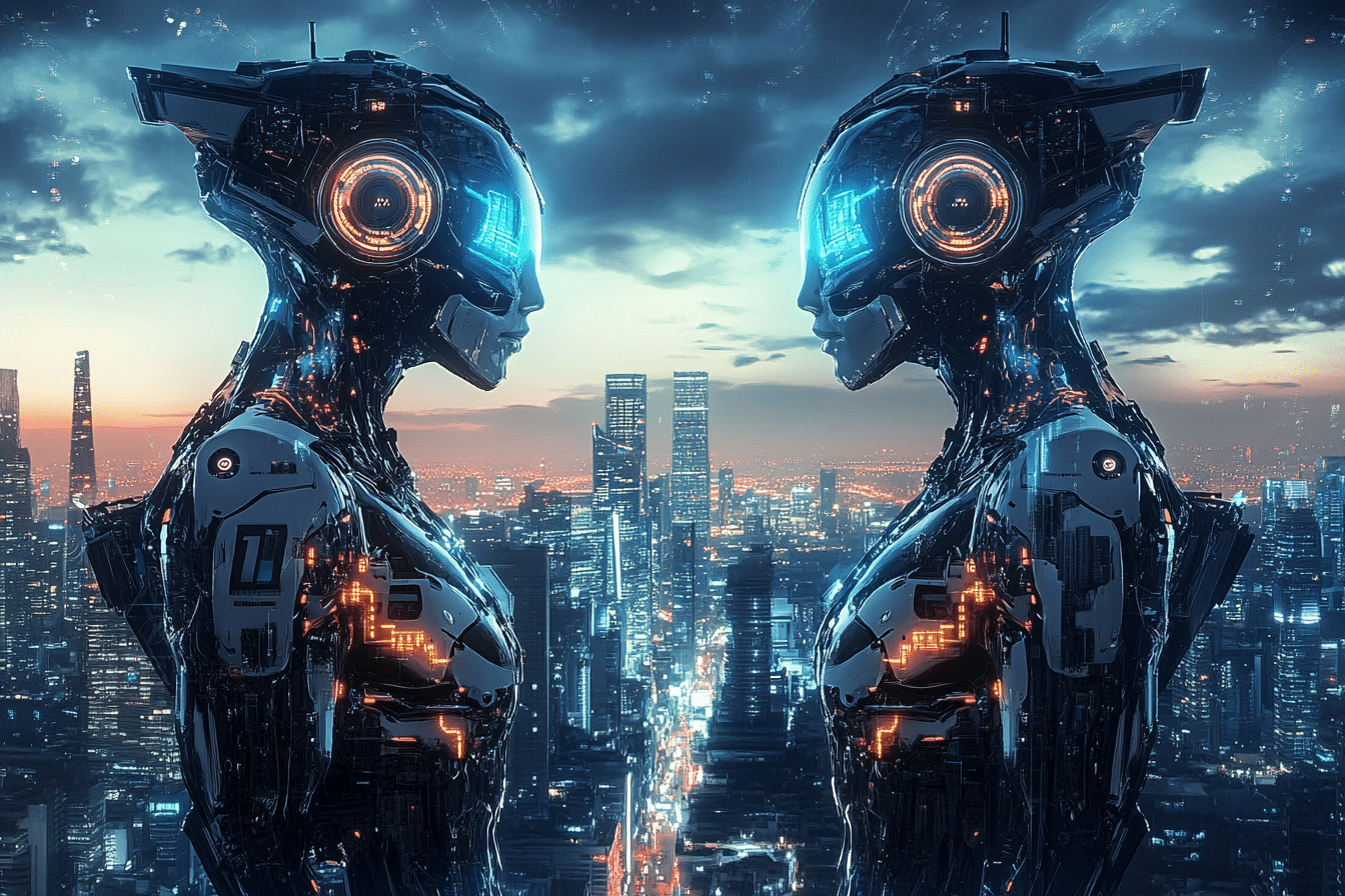 Gemini robots, illustration Gemini 2.2 de Google