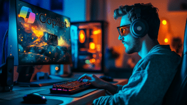 IA copilot utilisé dans un jeux vidéo 3D