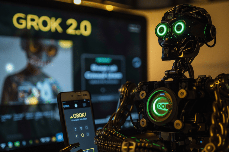Grok en train de concevoir un jeu grâce à son intelligence artificiel
