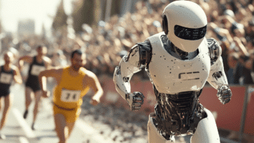Un semi-marathon oppose humains… et robots humanoïdes !