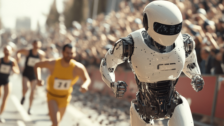 Un semi-marathon oppose humains… et robots humanoïdes !