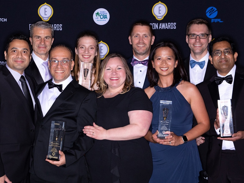 Groupe de personnes posant lors de l'Edison Awards 2025