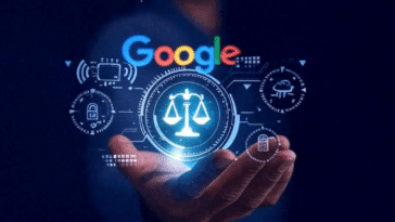 Balance montrant l'IA éthique de Google