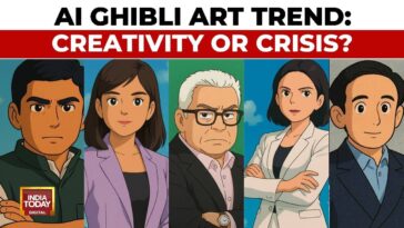 Des journalistes au style Ghibli