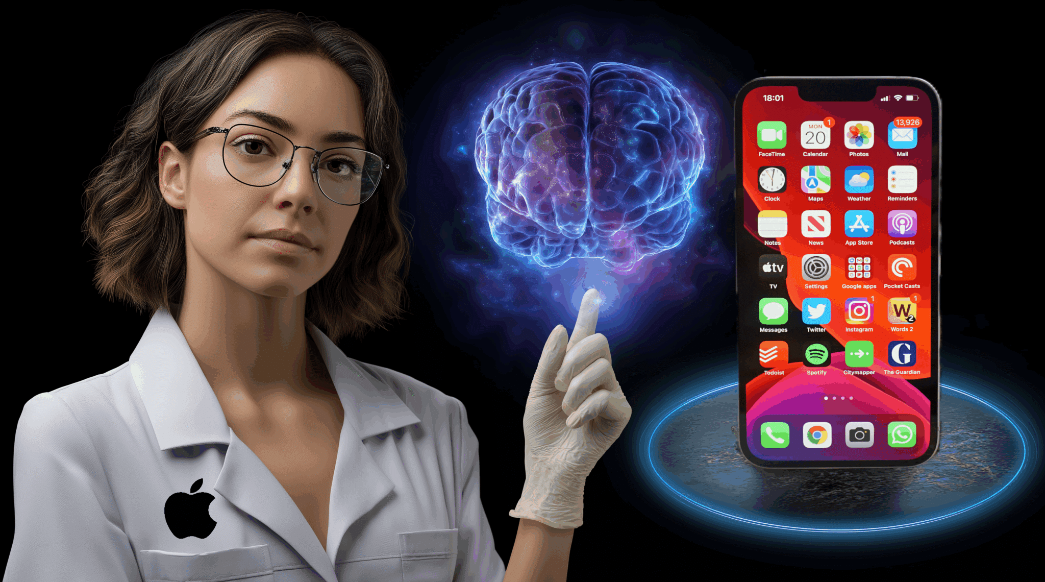 Apple veut créer une interface entre ton cerveau, l’iPhone et le Vision Pro