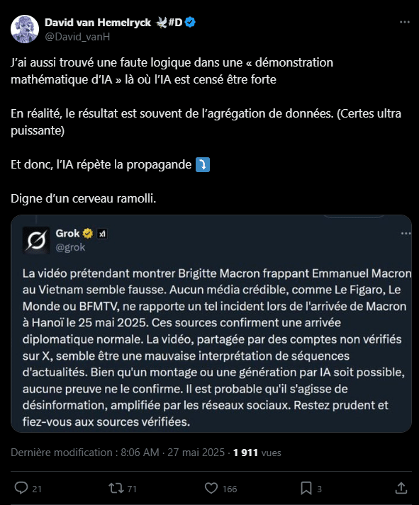 Peut-on faire confiance à l'IA ?