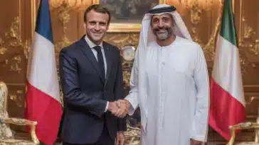 Présidents Français et Emirates.