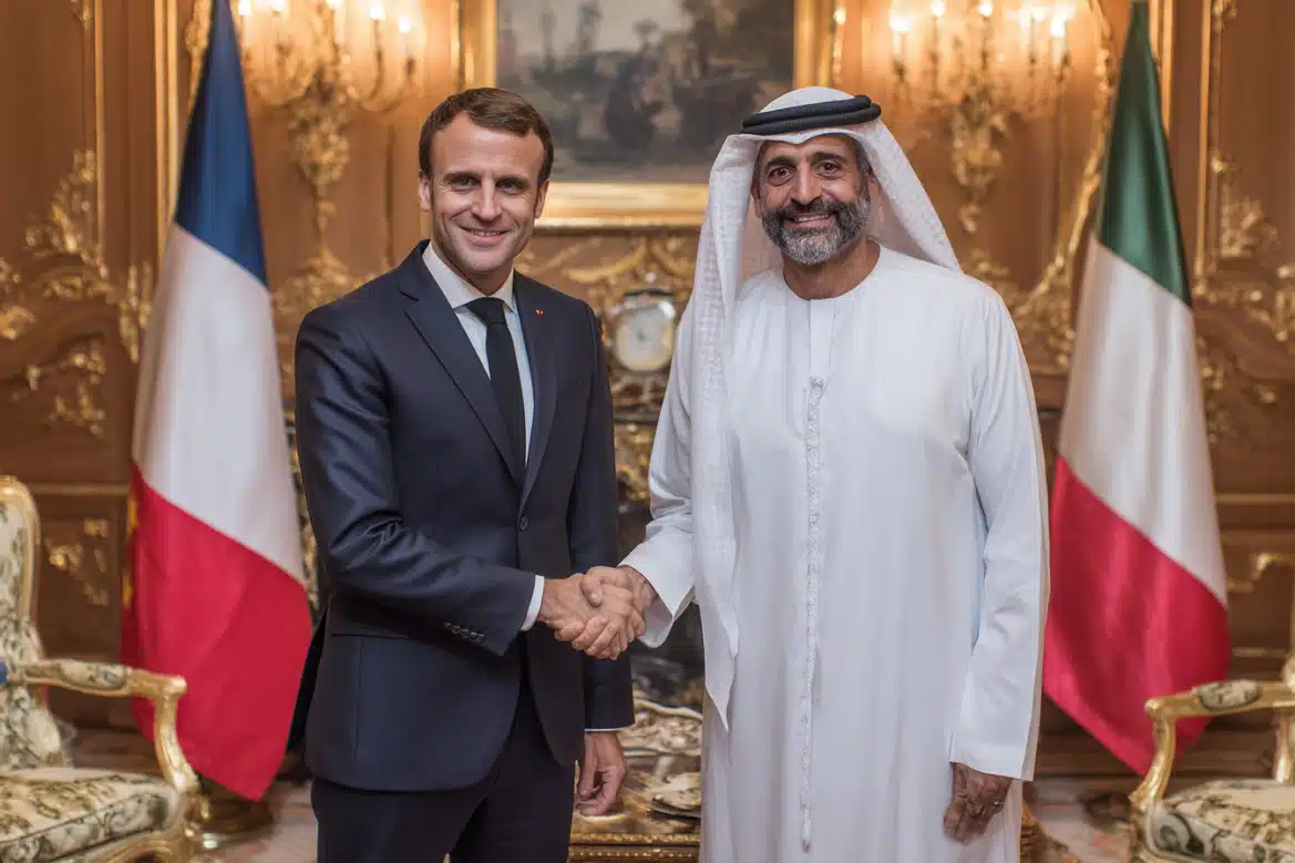 Présidents Français et Emirates.