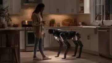 Photo d'un robot