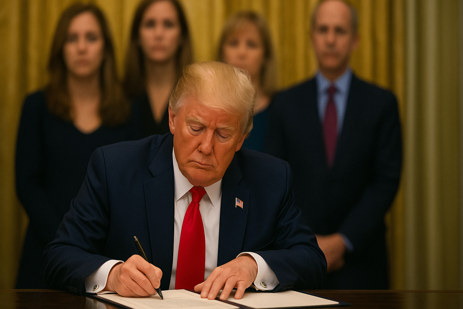 Trump déclare la guerre aux deepfakes explicites avec le « take it down act »