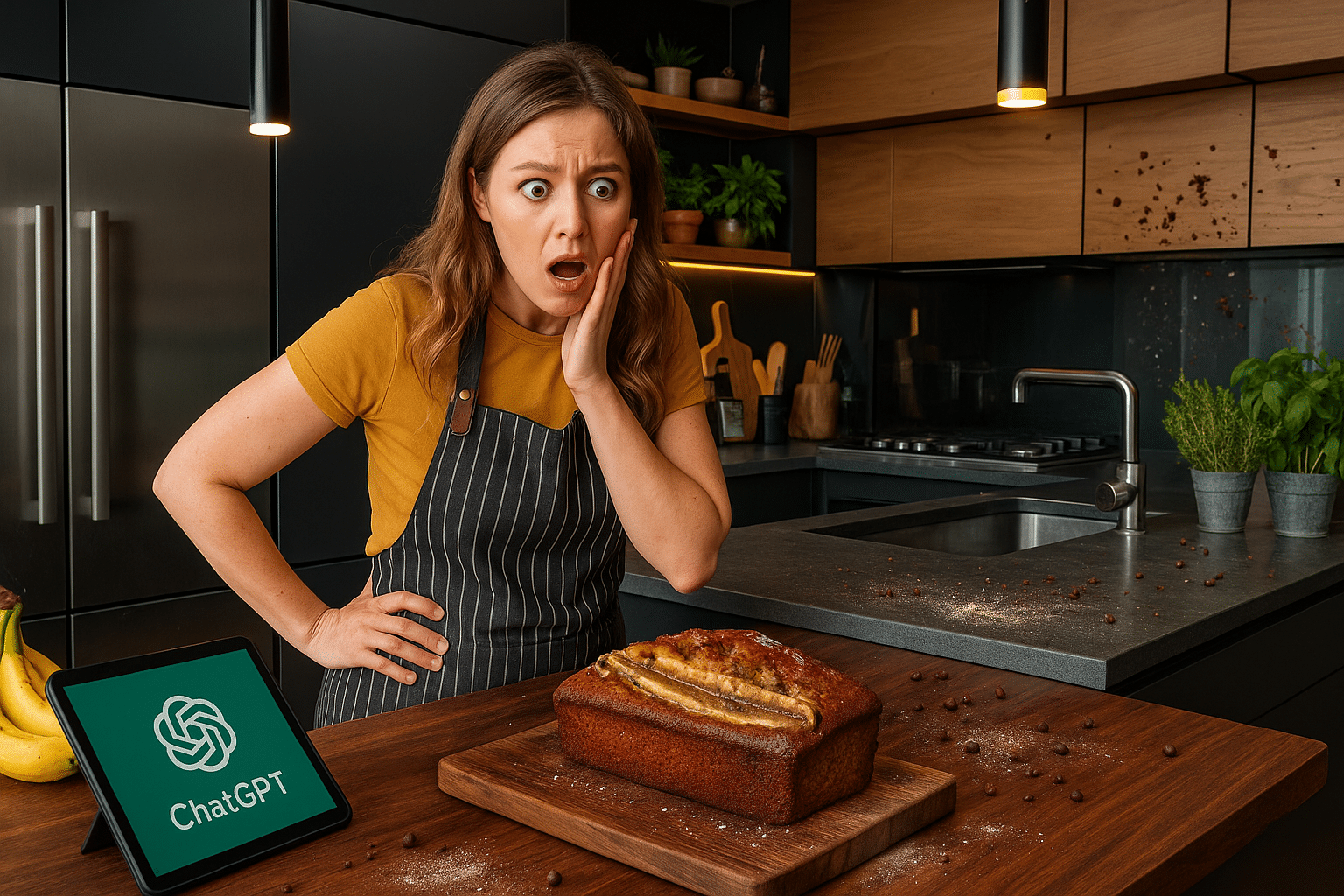 Mon banana bread n’a jamais été aussi… spécial (merci ChatGPT ?)