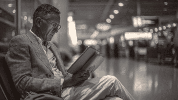 Meilleures newsletters IA - homme dans un terminal