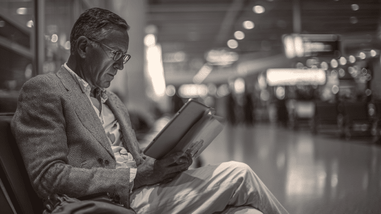 Meilleures newsletters IA - homme dans un terminal
