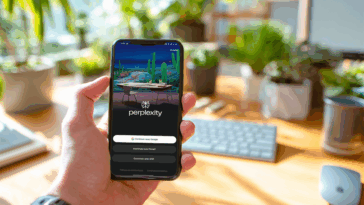 Navigateur IA Comet en version mobile