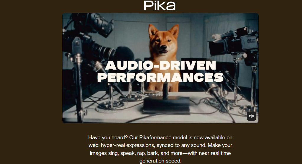 Pika Labs - audio performance